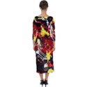 Talk At 7 Eleven 1 1 Quarter Sleeve Midi Bodycon Dress View2