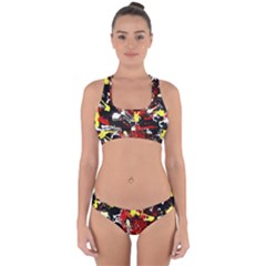 Talk At 7 Eleven 1 1 Cross Back Hipster Bikini Set by bestdesignintheworld