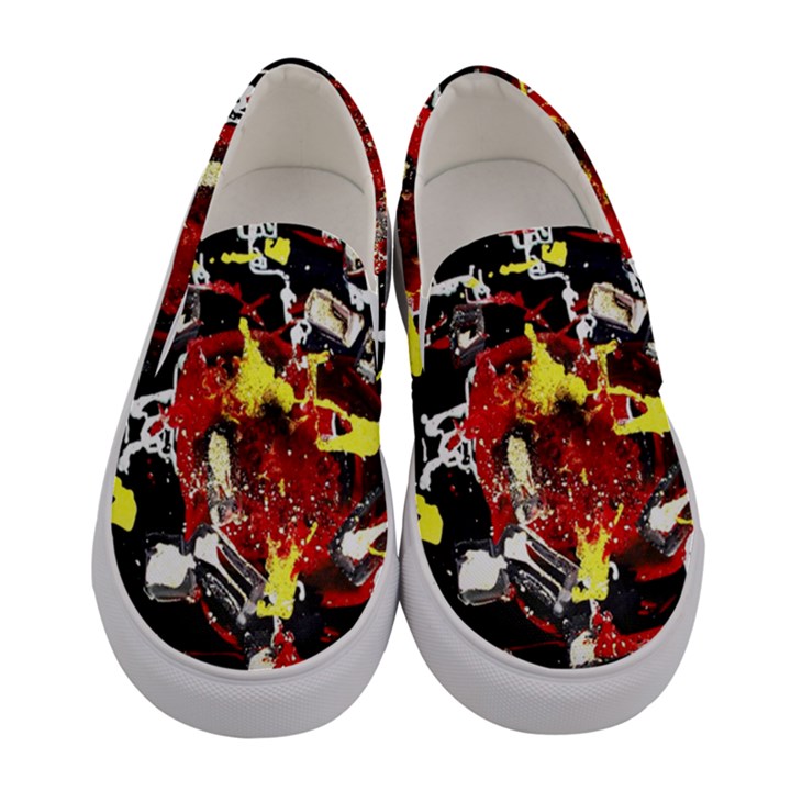 Talk At 7 Eleven 1 1 Women s Canvas Slip Ons