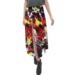 Talk At 7 Eleven 1 1 Velour Split Maxi Skirt by bestdesignintheworld