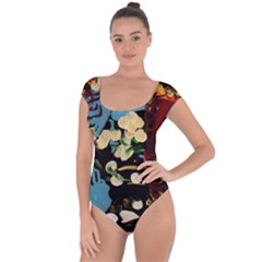 Valley Lilies 1 1 Short Sleeve Leotard  by bestdesignintheworld