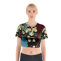 Valley Lilies 1 1 Cotton Crop Top by bestdesignintheworld