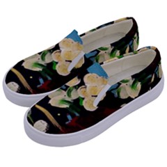 Valley Lilies 1 1 Kids  Canvas Slip Ons