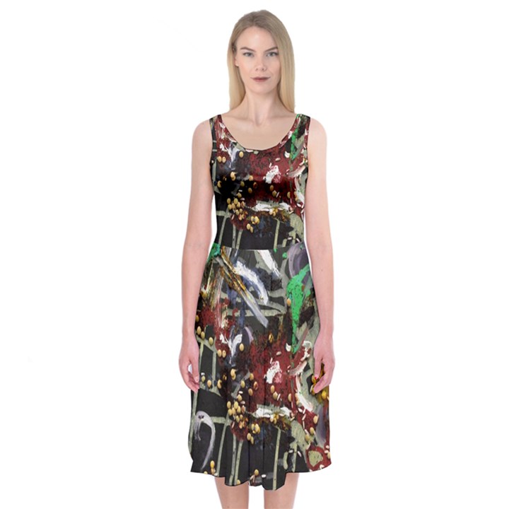 Drone View 1 1 Midi Sleeveless Dress