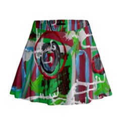 Happy Colors 1 1 Mini Flare Skirt by bestdesignintheworld