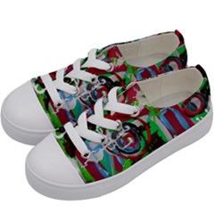 Happy Colors 1 1 Kids  Low Top Canvas Sneakers by bestdesignintheworld