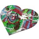 Happy Colors 1 1 Wooden Puzzle Heart View2