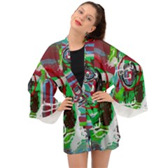 Happy Colors 1 1 Long Sleeve Kimono by bestdesignintheworld