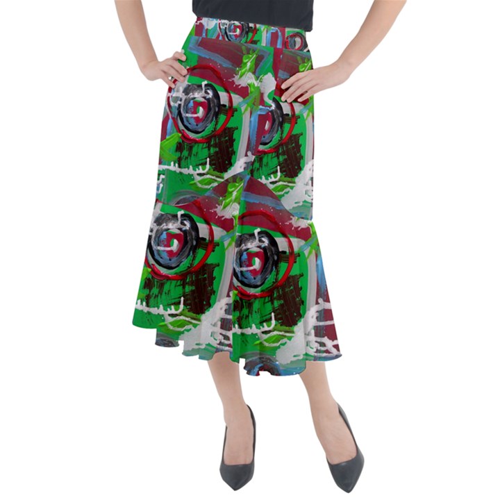 Happy Colors 1 1 Midi Mermaid Skirt