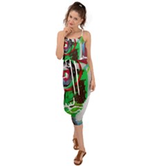 Happy Colors 1 1 Waist Tie Cover Up Chiffon Dress