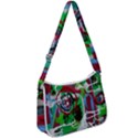 Happy Colors 1 1 Zip Up Shoulder Bag View1