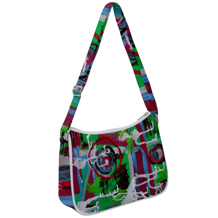 Happy Colors 1 1 Zip Up Shoulder Bag