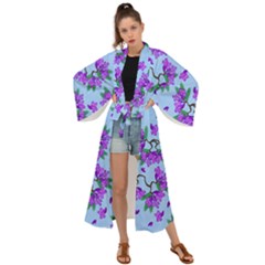 Jacaranda Maxi Kimono