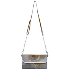 Orchidée Blanche Fleur Mini Crossbody Handbag by kcreatif