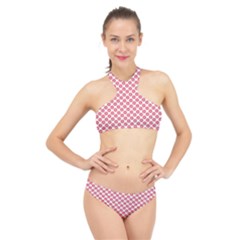 Donuts Rose High Neck Bikini Set by kcreatif