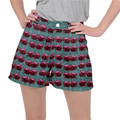 Forest Roses On Decorative Wood Ripstop Shorts by pepitasart