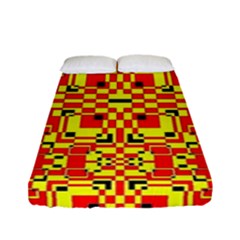 Rby 81 Fitted Sheet (full/ Double Size) by ArtworkByPatrick