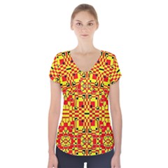 Rby 81 Short Sleeve Front Detail Top by ArtworkByPatrick