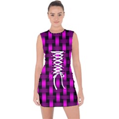 Ab 92 Lace Up Front Bodycon Dress