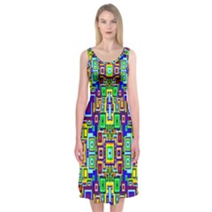 Ab 95 Midi Sleeveless Dress by ArtworkByPatrick