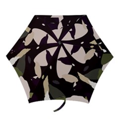 Pattern Formes Vert/noir  Mini Folding Umbrellas by kcreatif