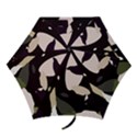 Pattern Formes Vert/Noir  Mini Folding Umbrellas View1