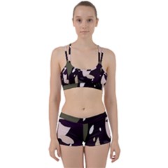 Pattern Formes Vert/noir  Perfect Fit Gym Set by kcreatif