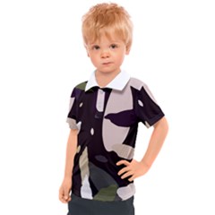 Pattern Formes Vert/noir  Kids  Polo Tee