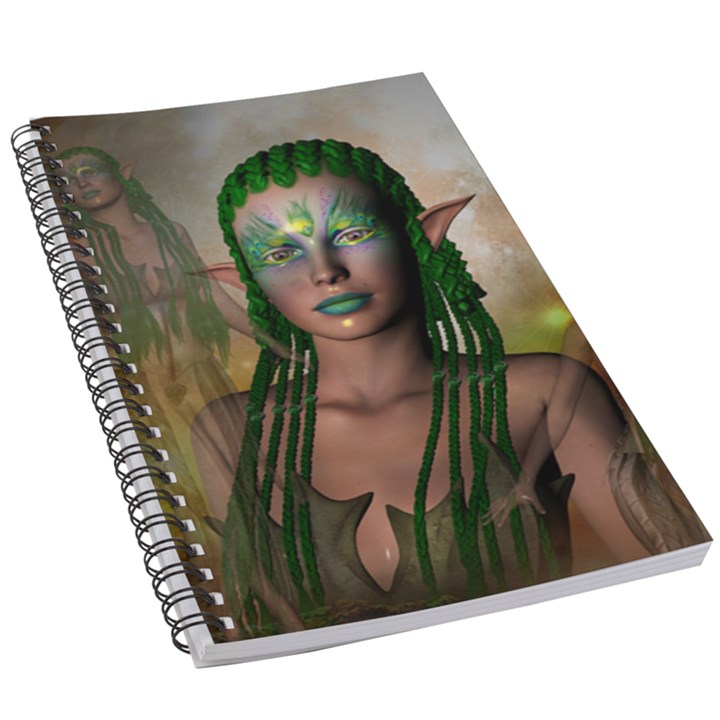 Beautiful Fairy In The Night 5.5  x 8.5  Notebook