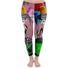 Cute Little Harlequin Classic Winter Leggings by FantasyWorld7