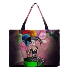 Cute Little Harlequin Medium Tote Bag by FantasyWorld7