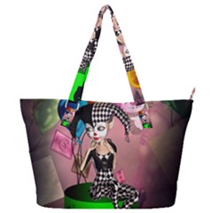 Cute Little Harlequin Full Print Shoulder Bag by FantasyWorld7