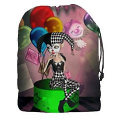 Cute Little Harlequin Drawstring Pouch (3xl) by FantasyWorld7