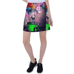 Cute Little Harlequin Tennis Skirt