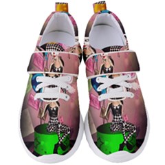 Cute Little Harlequin Women s Velcro Strap Shoes by FantasyWorld7