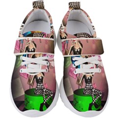 Cute Little Harlequin Kids  Velcro Strap Shoes by FantasyWorld7