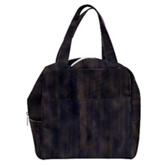 Abstrait Lignes Marron Boxy Hand Bag