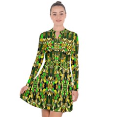 Ab 97 Long Sleeve Panel Dress by ArtworkByPatrick