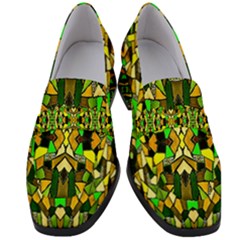 Ab 97 Women s Chunky Heel Loafers by ArtworkByPatrick