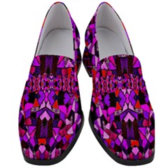 Ab 97 1 Women s Chunky Heel Loafers by ArtworkByPatrick