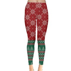 Xmas Leggings Leggings  by HamsterChick