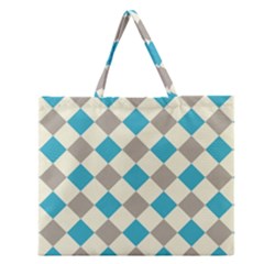 Background Graphic Wallpaper Stylized Colorful Fun Geometric Design Decor Zipper Large Tote Bag by Vaneshart