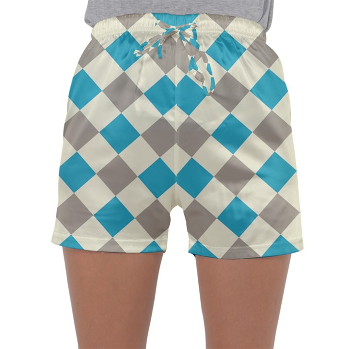 Background Graphic Wallpaper Stylized Colorful Fun Geometric Design Decor Sleepwear Shorts