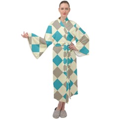 Background Graphic Wallpaper Stylized Colorful Fun Geometric Design Decor Maxi Velour Kimono by Vaneshart