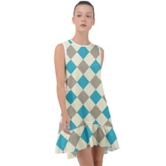 Background Graphic Wallpaper Stylized Colorful Fun Geometric Design Decor Frill Swing Dress