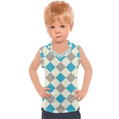 Background Graphic Wallpaper Stylized Colorful Fun Geometric Design Decor Kids  Mesh Tank Top