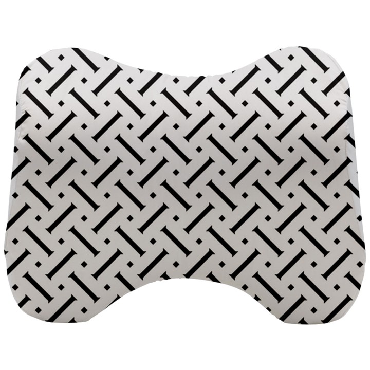 Design Repeating Seamless Pattern Geometric Shapes Scrapbooking Head Support Cushion