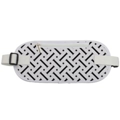 Design Repeating Seamless Pattern Geometric Shapes Scrapbooking Rounded Waist Pouch