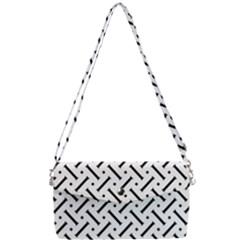 Design Repeating Seamless Pattern Geometric Shapes Scrapbooking Removable Strap Clutch Bag