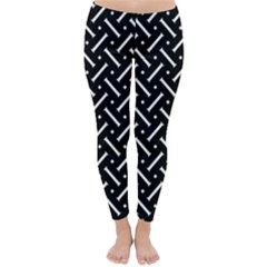 Geometric Pattern Design Repeating Eamless Shapes Classic Winter Leggings